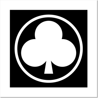 3 leaf clover Posters and Art